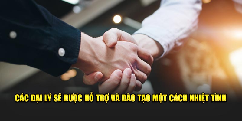 Các đại lý sẽ được hỗ trợ đào tạo một cách nhiệt tình